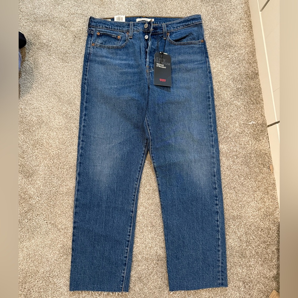 NWT Levi's Women's Wedgie Straight Leg Blue Jeans